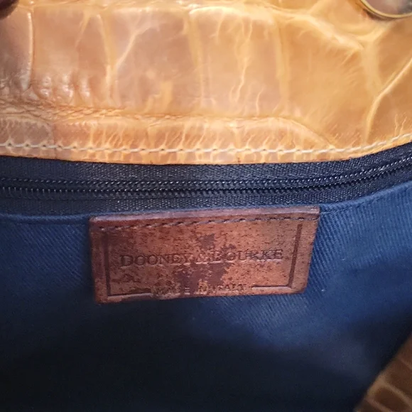 Dooney & Bourke Tan Croc-Embossed Tote - Picture 5 of 6